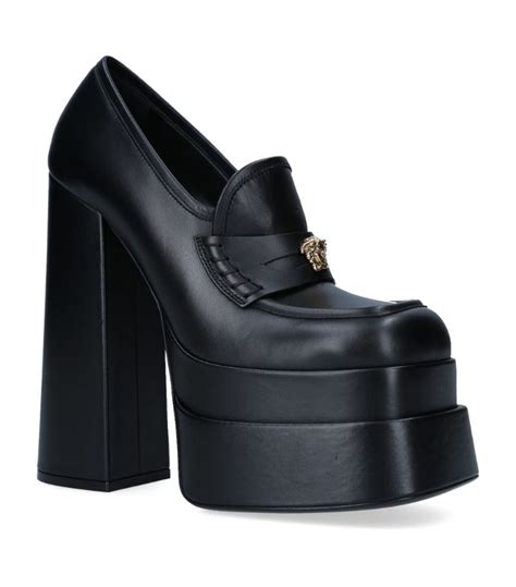 versace intrico platform loafers.